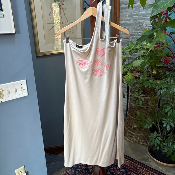 Hot Lava OOC Out of Control! Midi Dress w/ Asymmetrical Shoulder Strap 4X, NWOT - Picture 3 of 10